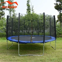 

2019 Kids Indoor Trampoline Bed Professional Trampoline Park With Safety Net 14ft