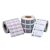 Waterproof Paper Qr Hs Barcodes Random Color Roll Stickers Labels Printing