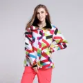 Women Ski Jacket Waterproof Ladies Sonwboard Jacket Windproof Breathable thermal Skiing Coat UPS DHL Toll to