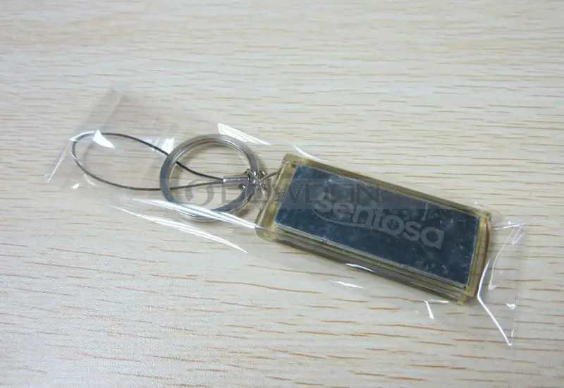 Solar Powered Keychain Name With Customized Logo, View solar powered