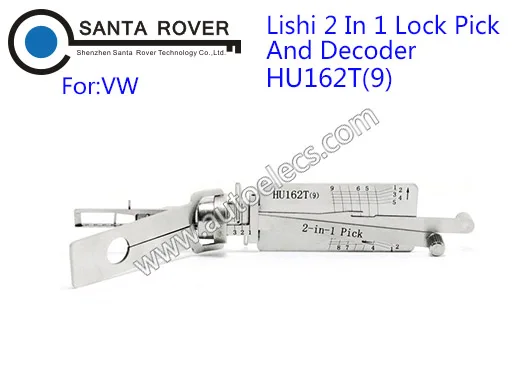 HU162T LISHI 2 In 1 Auto and Decoder Lock Plug Reader Car Hand Tools 9