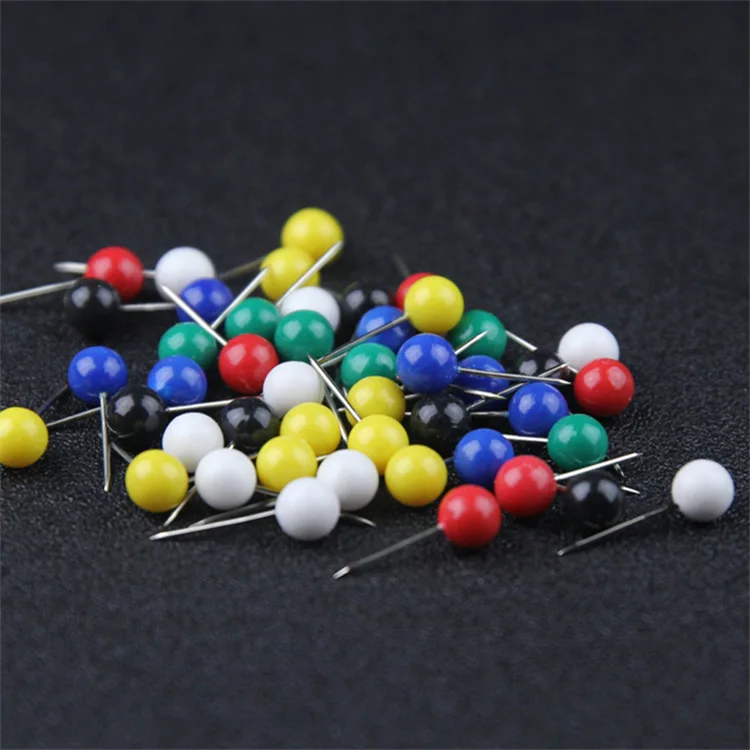 Factory Wholesale Push Pins Ball Round Head Thumb Tacks Push Pins Buy