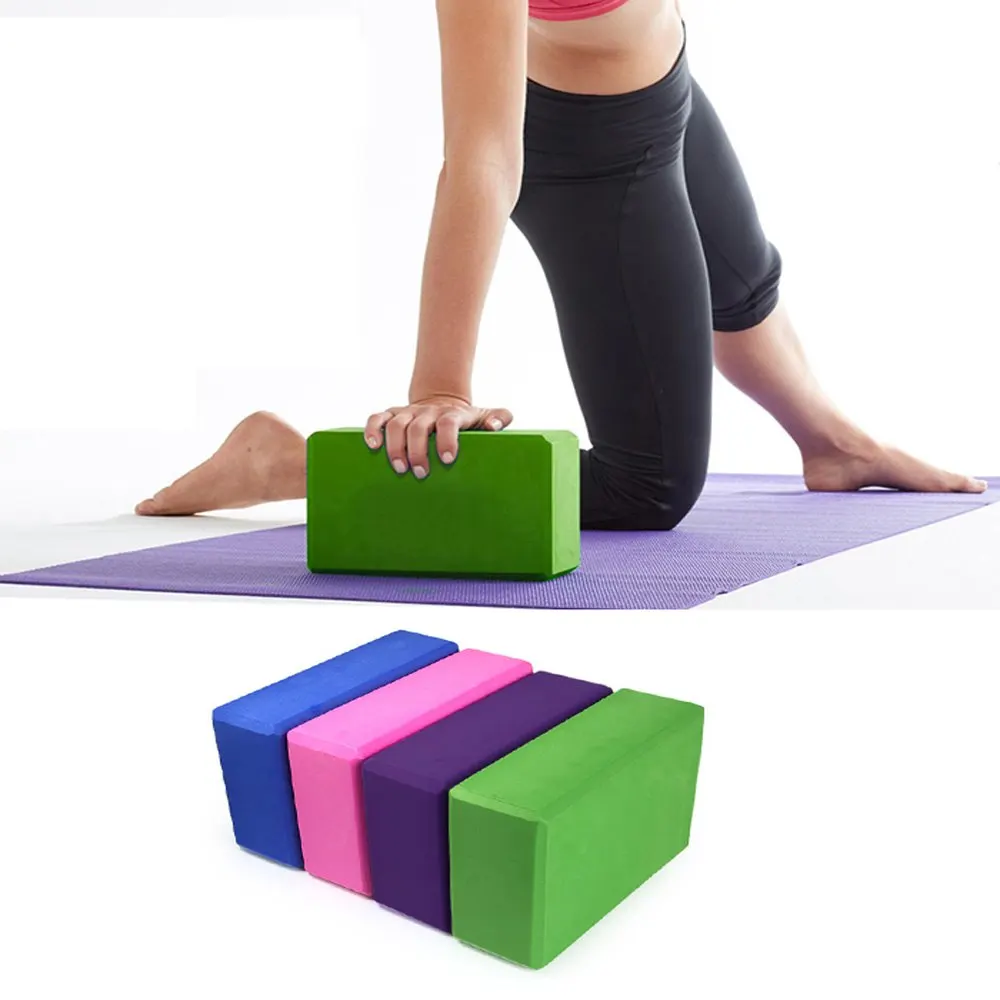 EVA Yoga Blocks Bricks Foaming Foam Home Exercise Fitness
