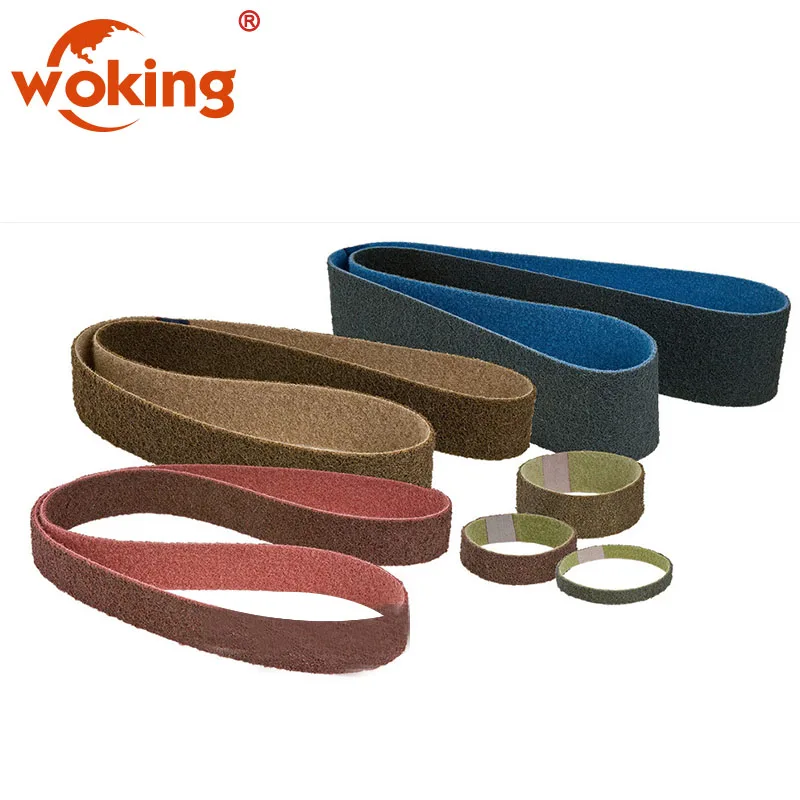 100x915mm Nylon Abrasive Belt Abrasive Non Woven Sanding Belt Surface