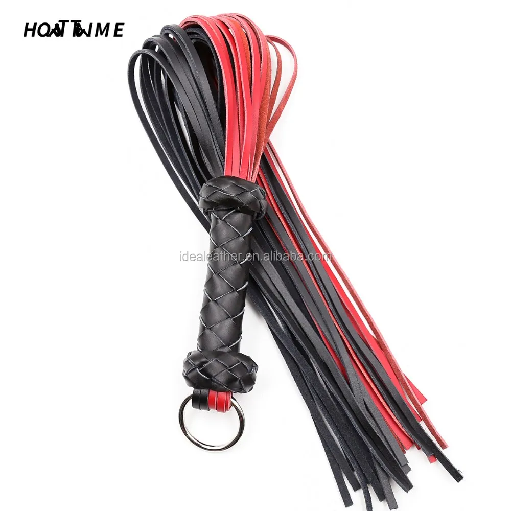 cowhide floggers male sex bondage leather whip sex toys whips