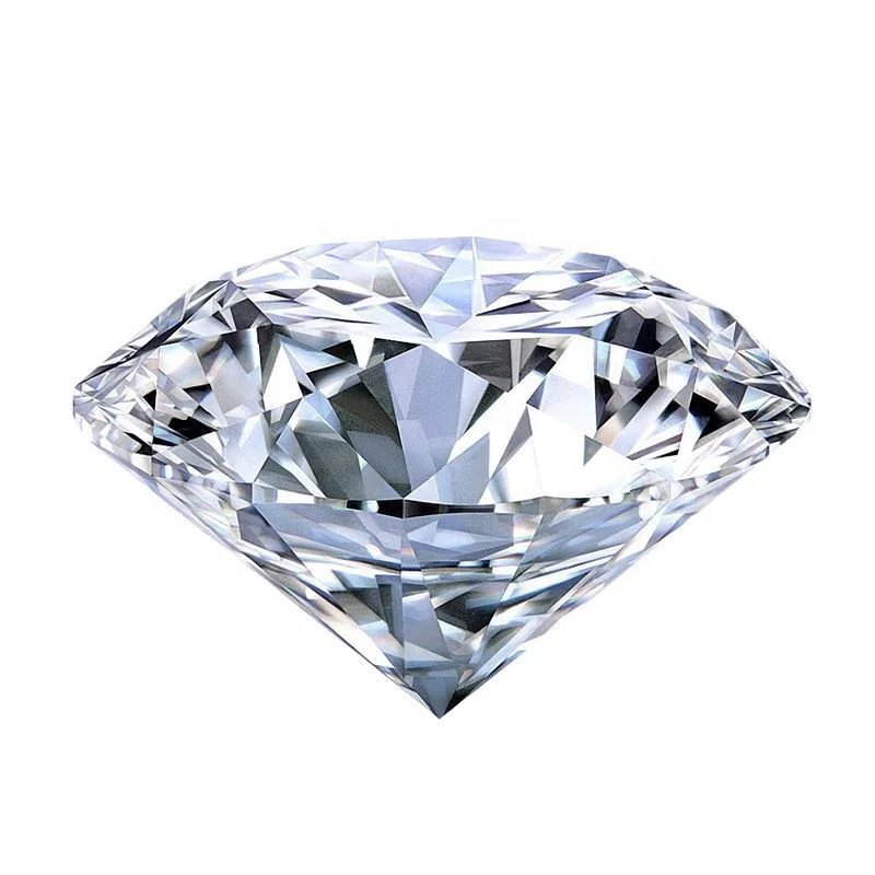 

Wholesale Synthetic Gemstone White Round brilliant Cut Loose Moissanite