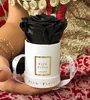 White logo flower gift box/single rose preserved flower box