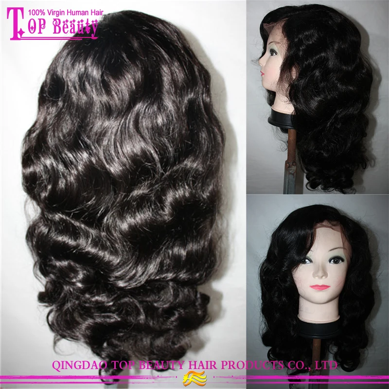 Aliexpress cabello humano pelucas con flequillo peluca del 