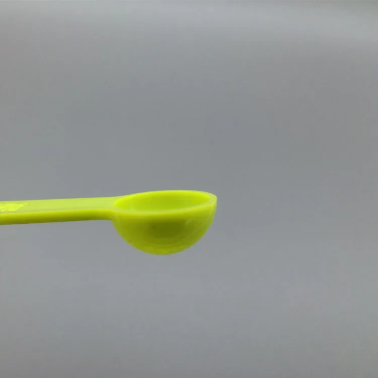
Custom 0.5g 1 ml green pharmaceutical measuring spoon powder scoop 