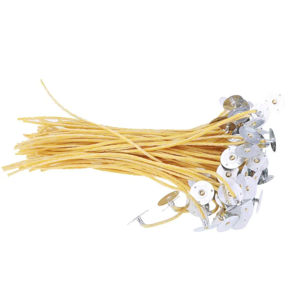 ROSENICE 200 ft Waxed Candle Wicks 1mm Beeswax Candle Wicks for DIY Candle Making