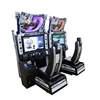 Commercial simulator racing arcade game machine