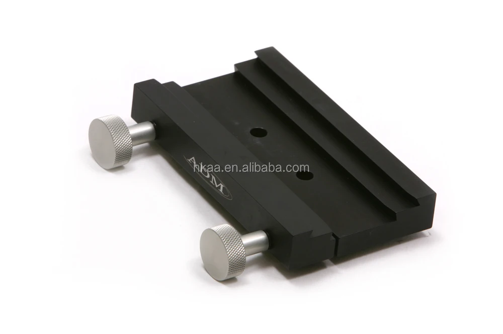 Black anodized female to female telescope adapter OEM customized products