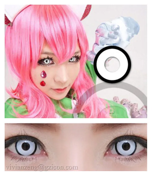 
Hot selling crazy color contact lens very cheap 1 year wholesale halloween sharingan contacts lenses 