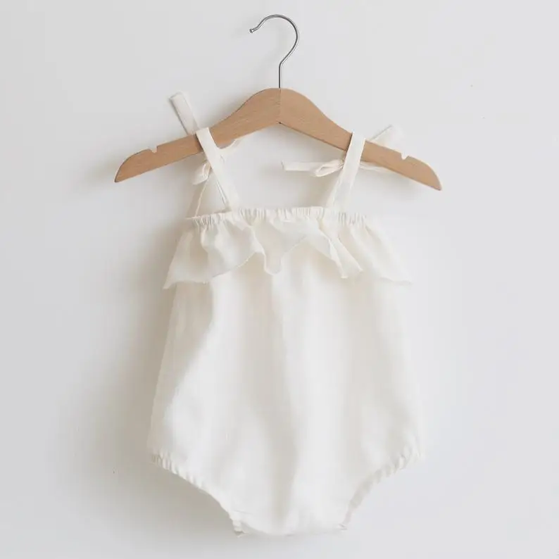 

kids sleeveless spaghetti strap denim romper baby clothes, 3 colors