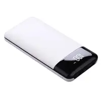 

portable notebook with powerbank leather wallet 20000 mah