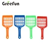 Hot Sell Pet Waste Dog Pooper Scooper Pet Kitty Litter Box Cleaner Shovel with Grey Handle Long Solid Core Handle,Easy to Clean