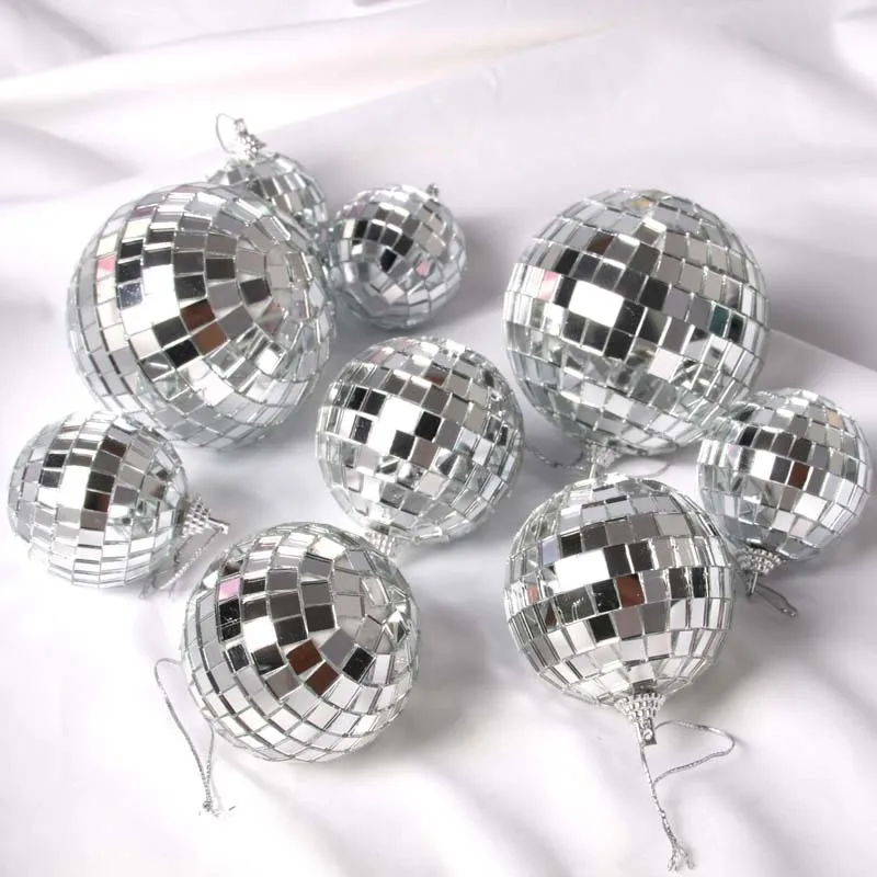 Cake Decoration Disco Scene Mirror Ball Reflective Spherical Cover