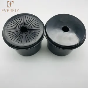 Image of Wholesale cheap high quality free sample black provide plant garden plastic flower pot