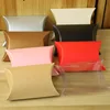 Wholesale price different colors customizable kraft paper pillow box