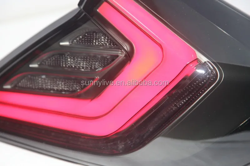 For HONDA Civic 10 gernareation LED Tail Light Year Smoke Black