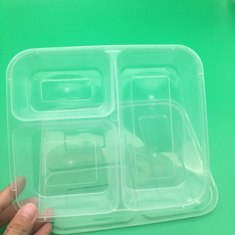 Products Supply Plastic Disposable Multi Compartment Takeaway Food