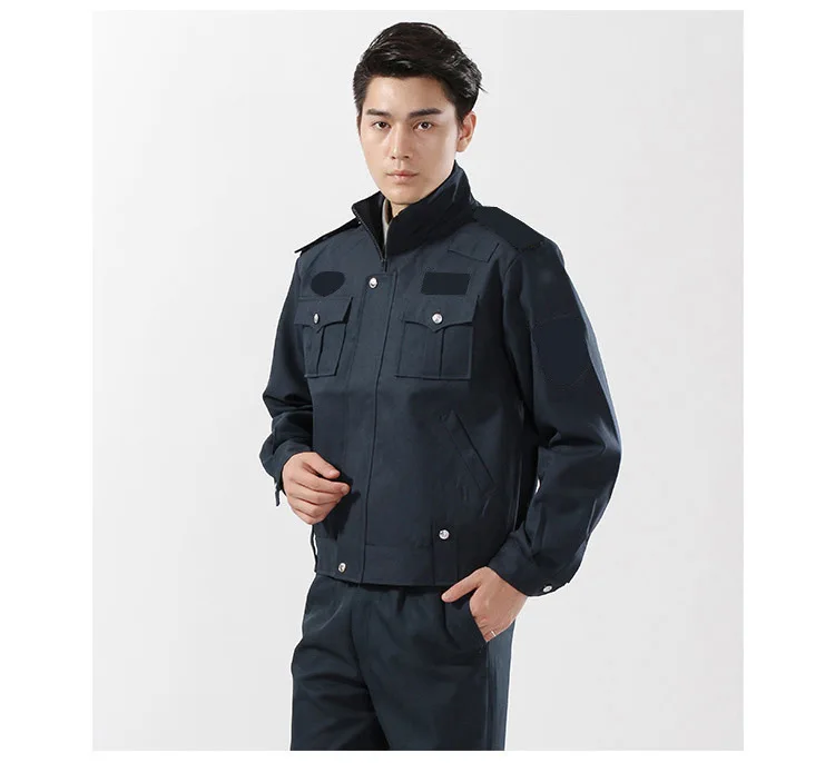 gaberdine suit police coat security guard officer