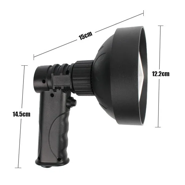 27W Lithium Rechargeable LED Farm Spot light Fox Shooting Emergency Bright