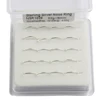 Hot Sale 925 Sterling Silver 20pcs/box of silver horseshoe shape with o-ring one side piercing nose ring