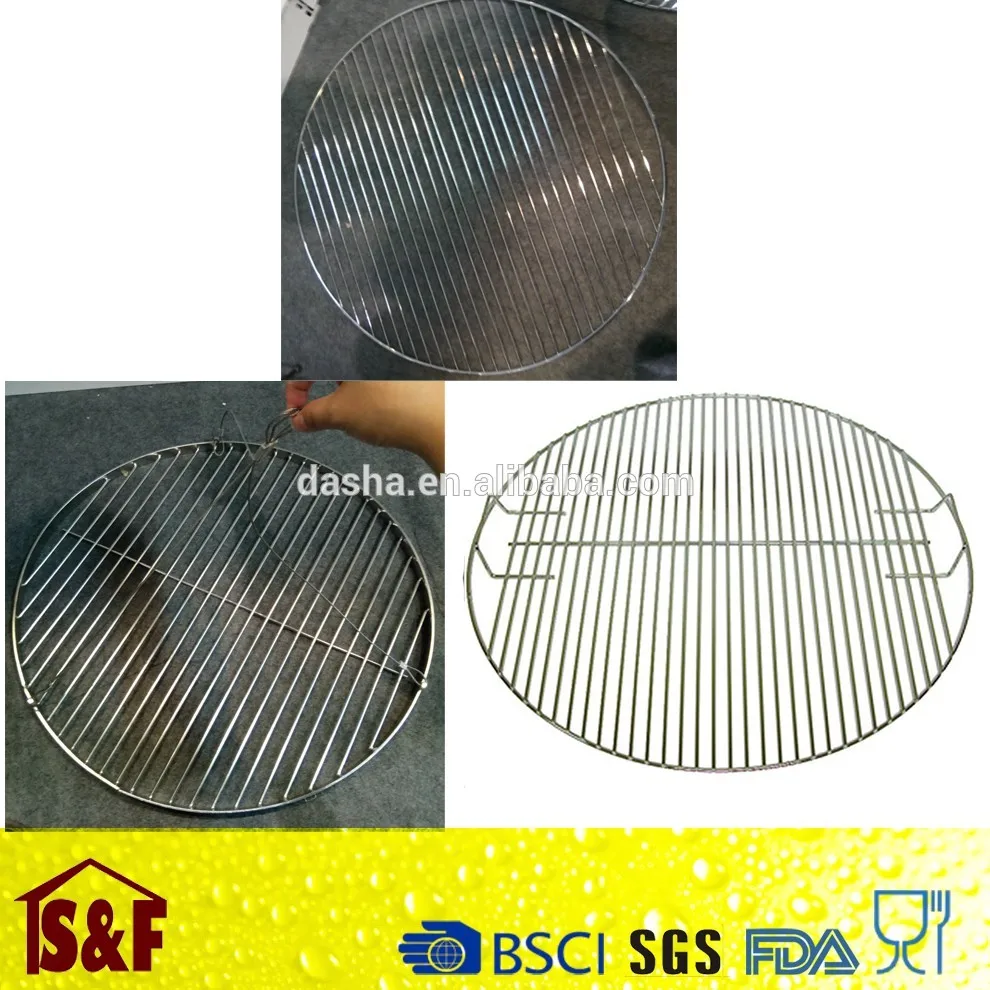Round Custom Stainless Steel Barbecue Grill Grid/round Pan Grate Buy