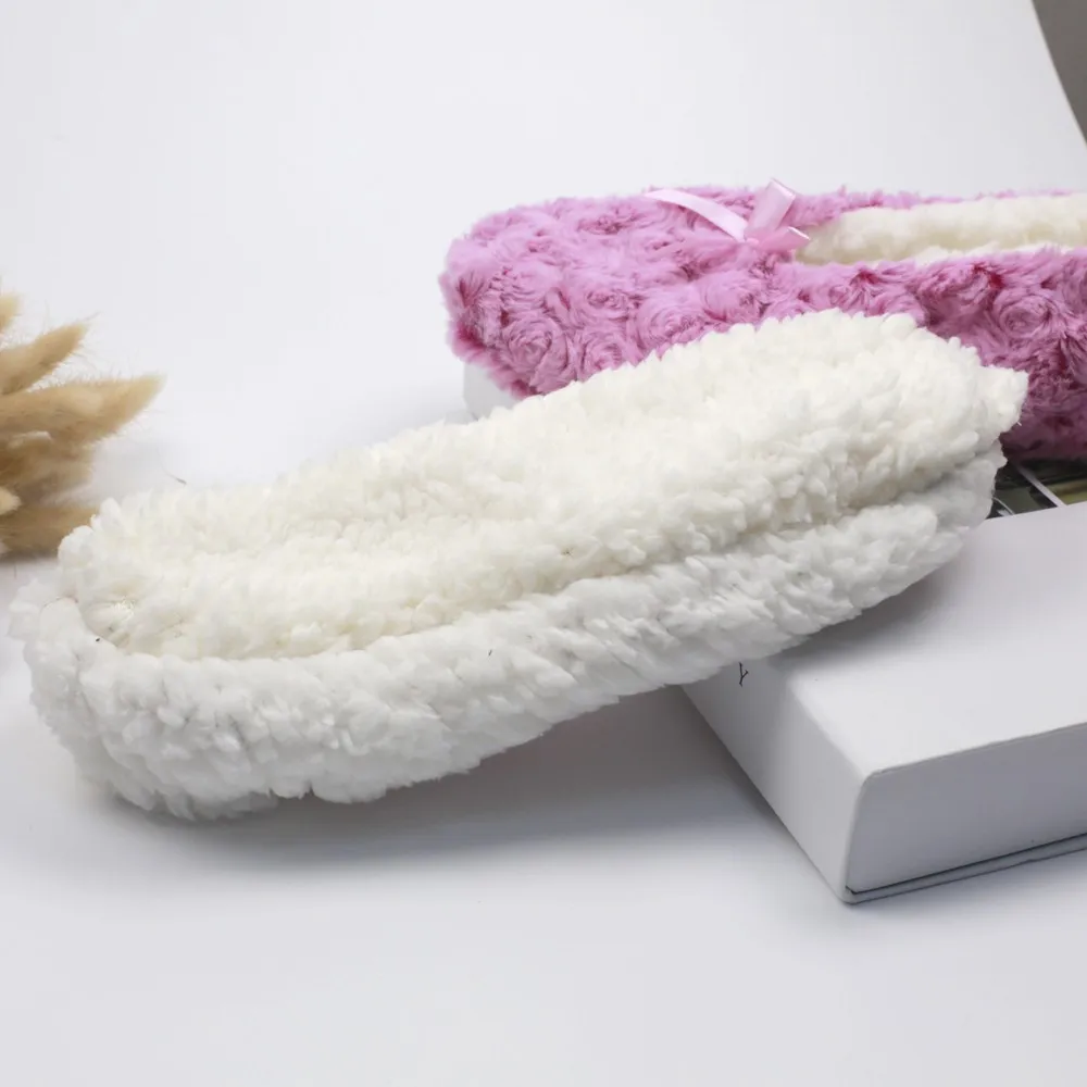 Women' S Cotton Lined Slip Grip Slipper Socks For Colder Climates For