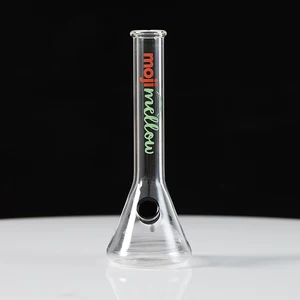 Image of mojimellow glass long smoking water pipe bubbler oil burner glass rig herb pipe