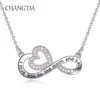 925 sterling silver i love you to the moon and back hearts infinity necklace