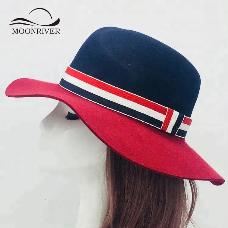 OEM Wool Felt Two Colors Juzz Hat for Lovers