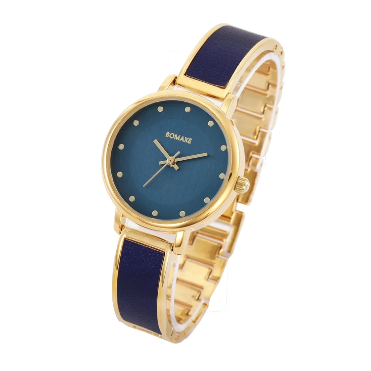 

custom new fashion round cheap alloy band no brand wrist classic quartz women watch