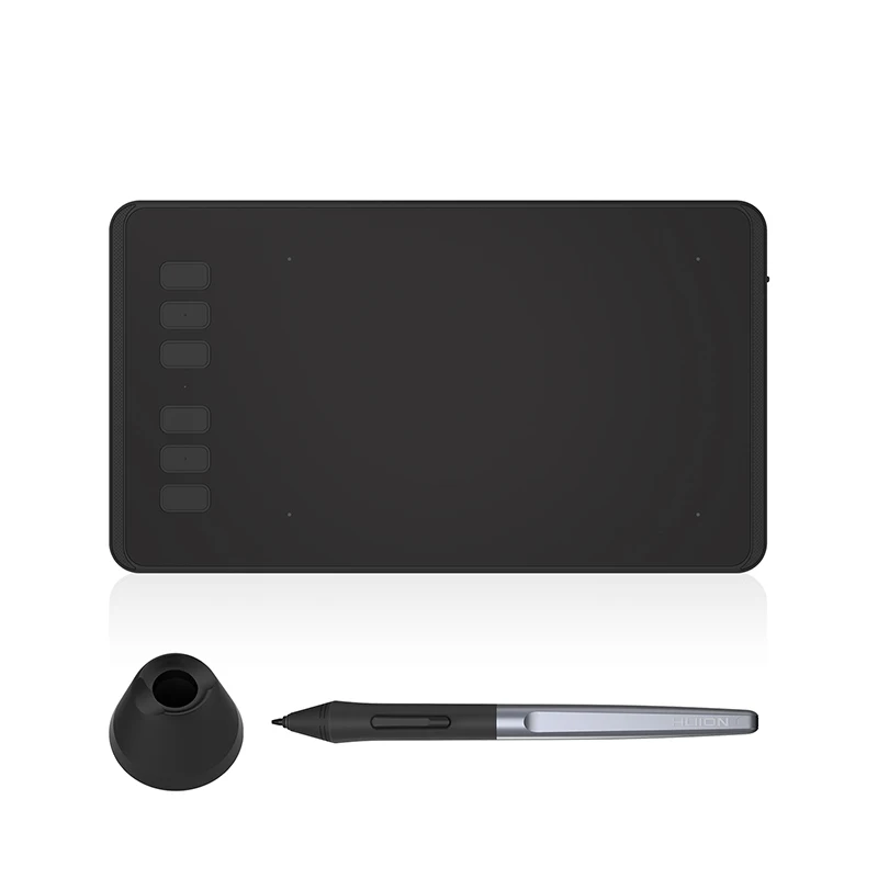

HUION H640P passive electromagnetic technology design drawing graphic tablet with stylus, Black