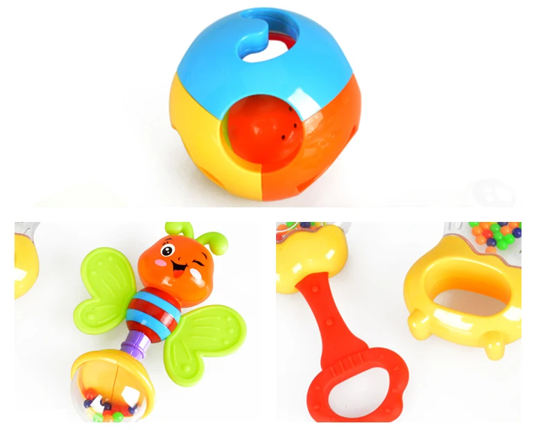 Ecofriendly Cute 10pack Plastic Toy Set Baby Rattle With Different Shape Buy Baby Rattle,Baby