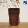 Melamine rubbish bin wooden like design waste bin