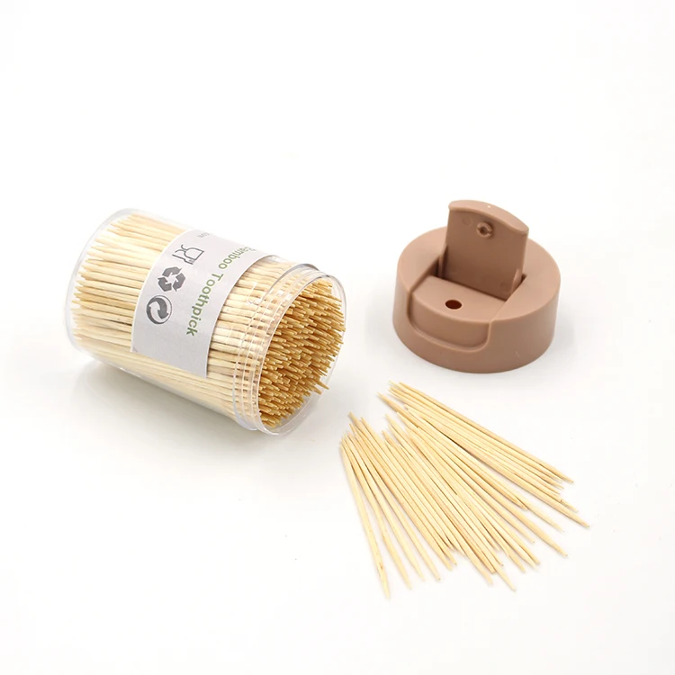 

Disposable machine making 2.0 mm toothpicks bamboo toothpick, Natural color