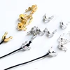 Wholesale 925 sterling silver accessory bead tips for bracelet and necklace making