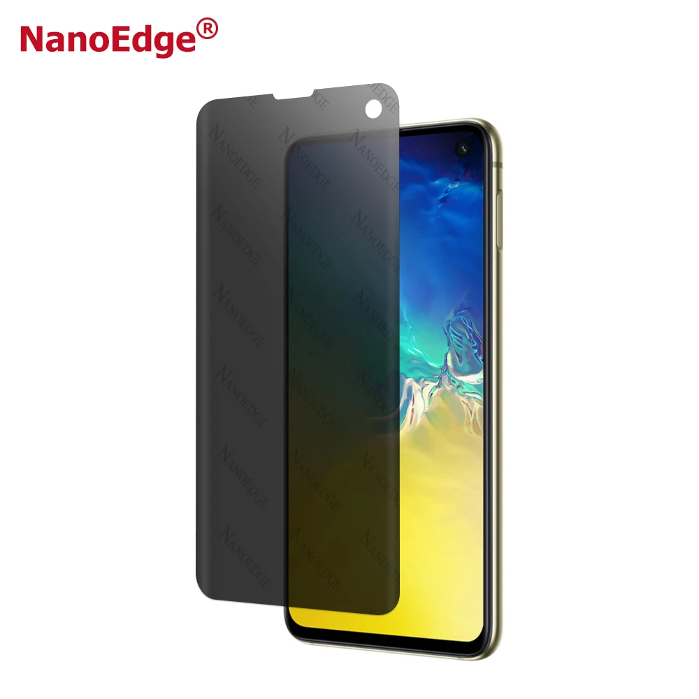 

2019 Arrival New 3D Privacy Screen Protector Soft TPU S10 Anti Spy Screen Protector For Samsung S10e, Crystal clear