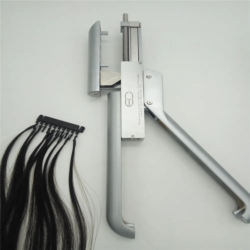 

The best hair extension tool 6D high end connection technology machine for hair salon equipment, Silver