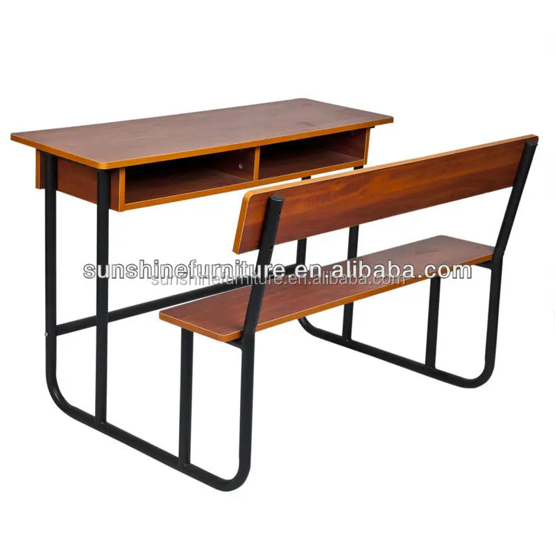 Cheap Two Seat Used Student Desk School Furniture Lc Payment