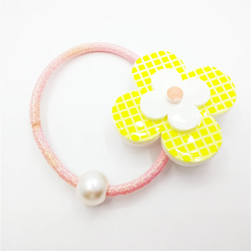 
Eco-friendly Custom Acrylic Headdress Elastic Hair Ring Rope 