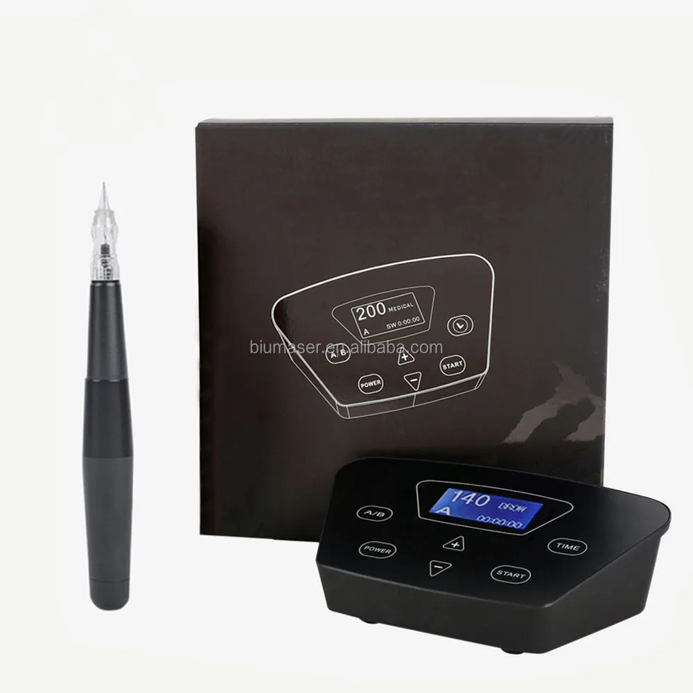 

Latest P300 Permanent Makeup Machine Device Digital Tattoo Makeup Machine Korea, Black color machine device,aluminum pmu handpiece