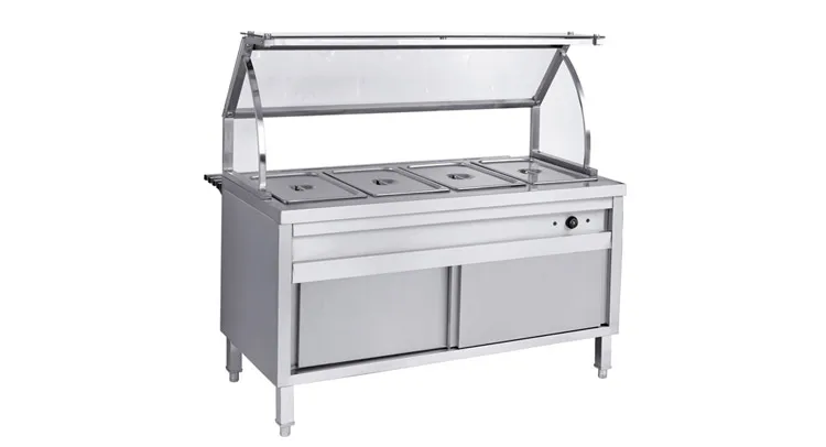 Commercial Restaurant Stainless Steel Kitchen Equipment 4 Pan