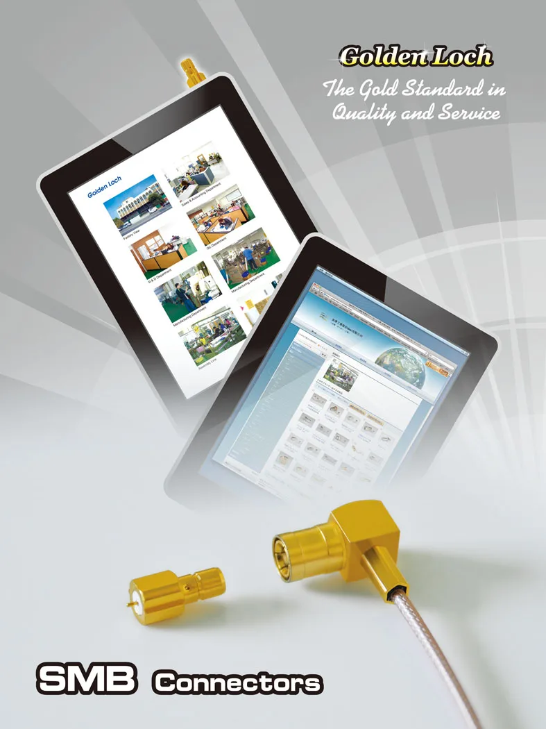 75 Ohm Mini Smb Connector Crimp Plug For Rg179 Buy Smb Connector