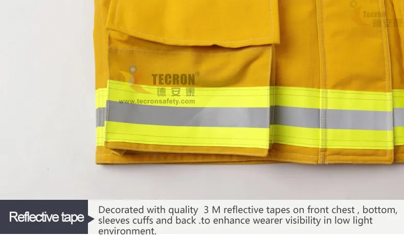 UL certified NFPA1971 Nomex Turnout Gear fire fighter suit