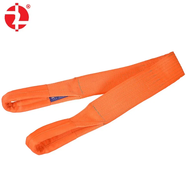 10t Polyester Webbing Sling With Two Eyes - Buy Webbing Sling,Polyester ...