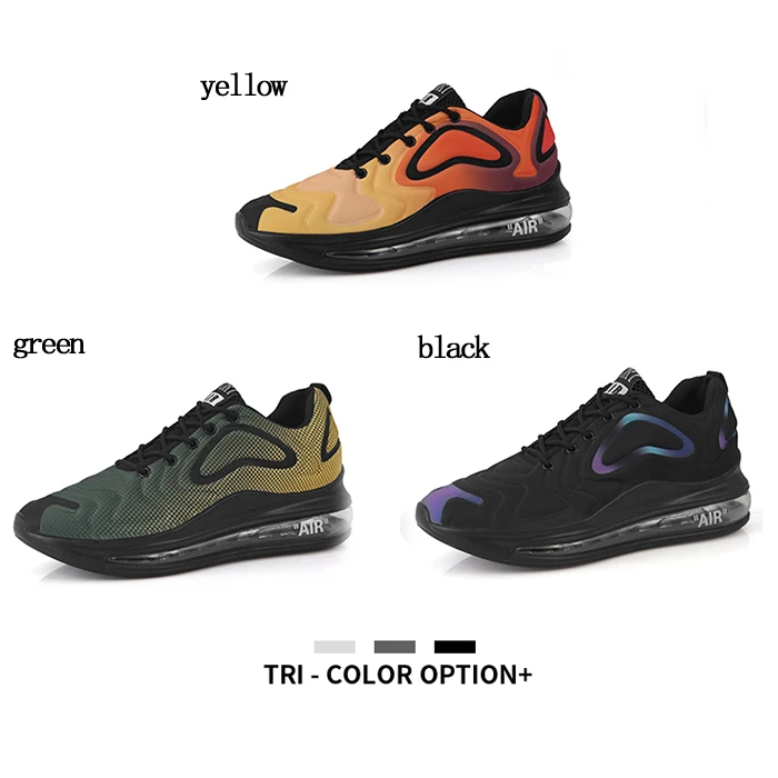 2019 new  Air outsole 3D upper fashion big size  Sports Shoes Walking  running lighted sneakers casual soft  for men