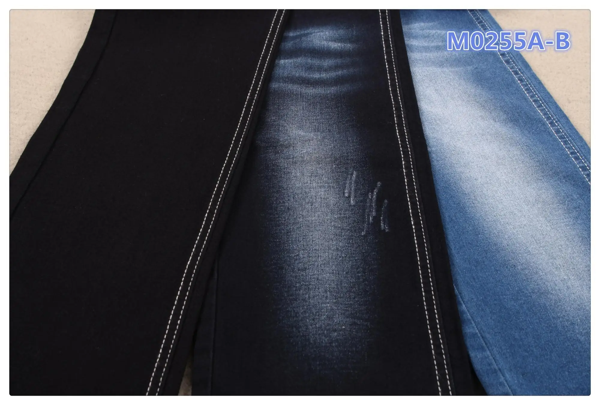 Spandex High Stretch Denim Fabric For Women 142cm Width